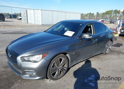 2014 Infiniti Q50 Premium из США, поврежденный, VIN JN1BV7AP4EM685489